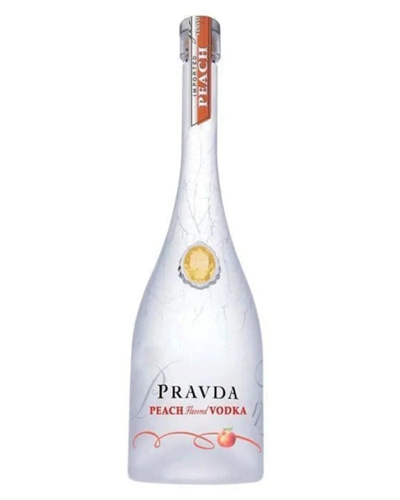 Wholesale Pravda Ultra Premium Polish Peach Vodka 70 cl
