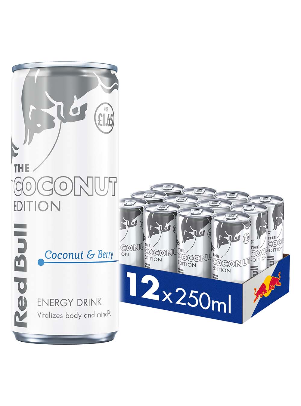 Red Bull The Coconut Edition - Coconut and Berry Energy Drink Price Marked Multipack, 12 x 250 ml