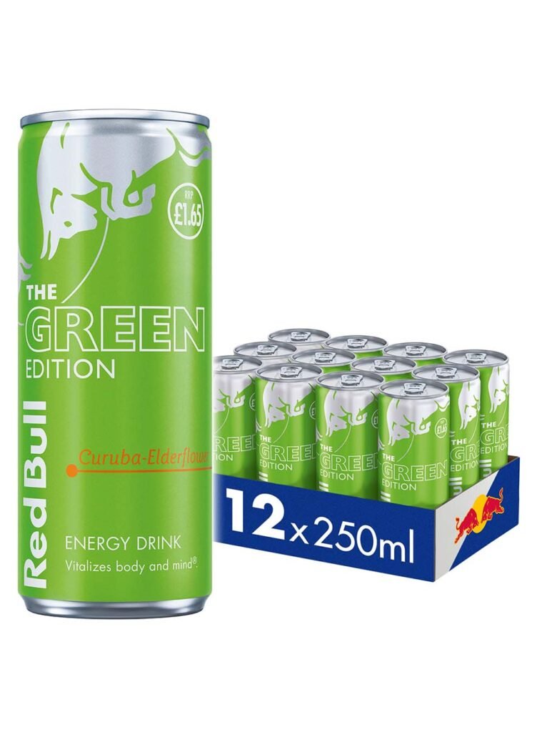 Wholesale Red Bull The Green Edition - Curuba and Elderflower Energy Drink Price Marked Multipack 12 x 250 ml
