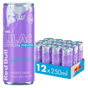 Red Bull The Lilac Edition - Grapefruit and Blossom Sugar Free Energy Drink Price Marked Multipack, 12 x 250 ml