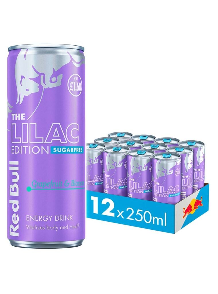 Wholesale Red Bull The Lilac Edition - Grapefruit and Blossom Sugar Free Energy Drink Price Marked Multipack 12 x 250 ml
