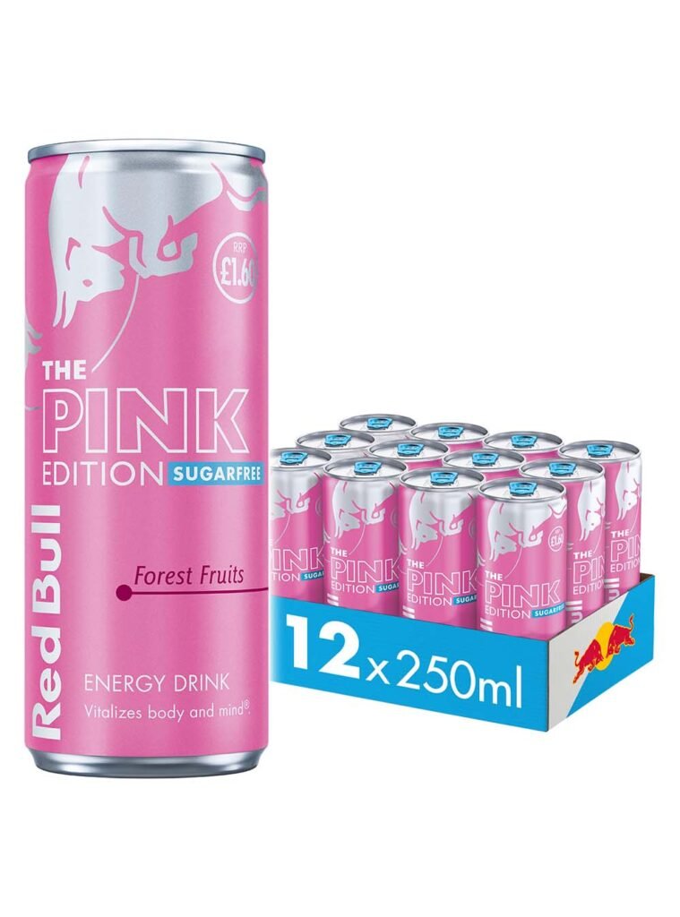 Wholesale Red Bull The Pink Edition - Forest Fruits Sugar Free Energy Drink Price Marked Multipack 12 x 250 ml