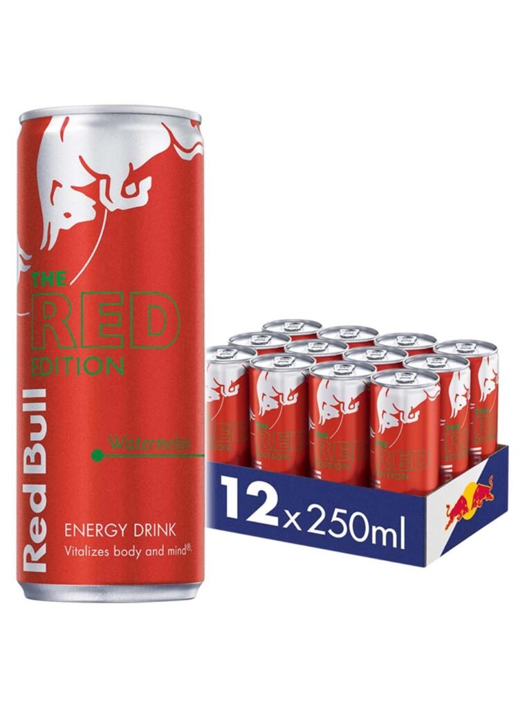 Wholesale Red Bull The Red Edition - Watermelon Energy Drink Multipack 12 x 250 ml