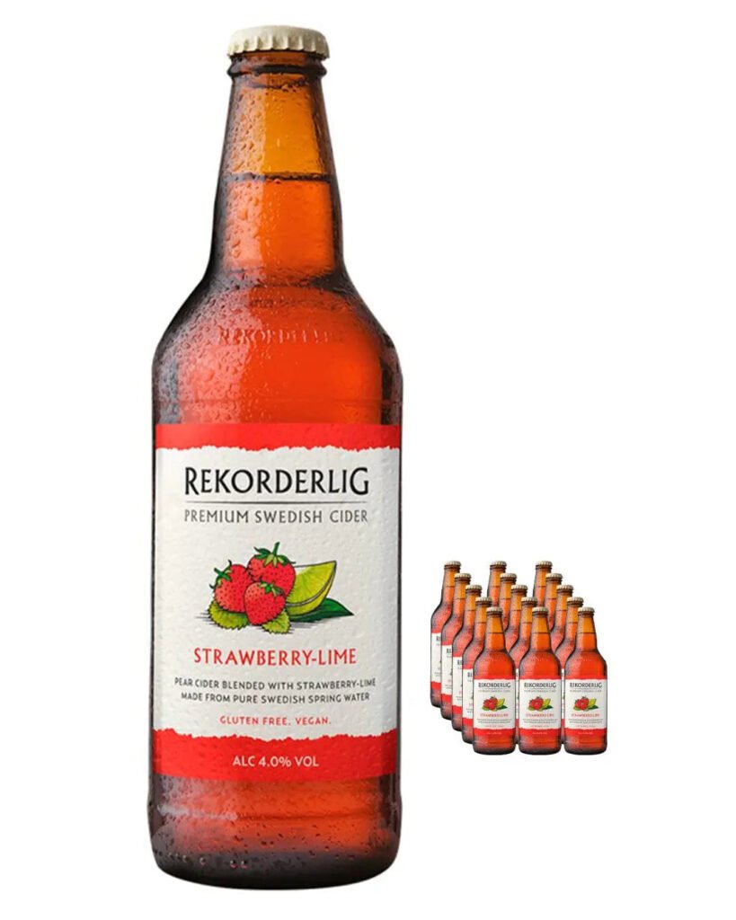 Wholesale Rekorderlig Strawberry & Lime Cider Multipack 15 x 500 ml
