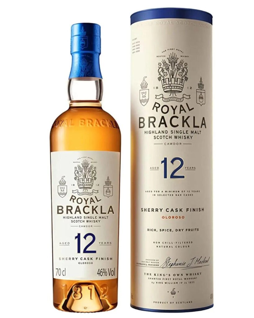 Wholesale Royal Brackla 12 Year Old Highland Single Malt Scotch Whisky 70 cl