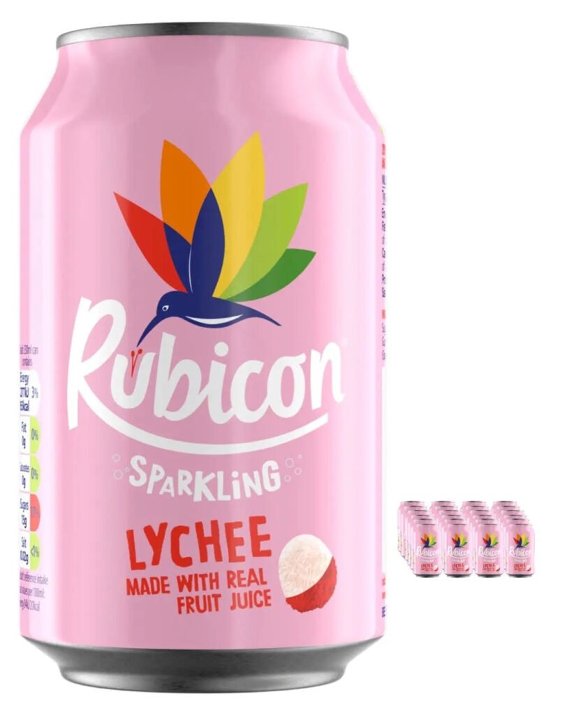 Wholesale Rubicon Sparkling Lychee Juice Drink Multipack 24 x 330 ml