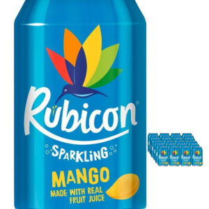 Rubicon Sparkling Mango Juice Drink Multipack, 24 x 330 ml