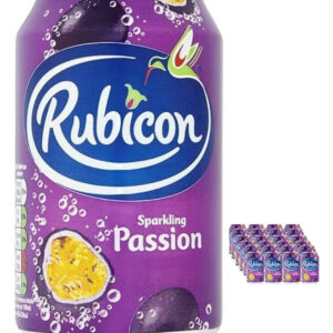 Rubicon Sparkling Passion Fruit Juice Drink Multipack, 24 x 330 ml
