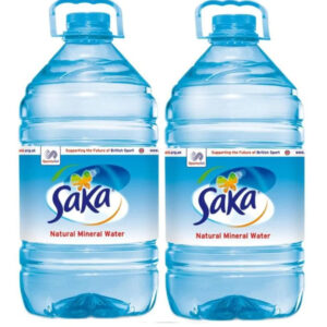 Saka Natural Mineral Water, 2 x 5 L