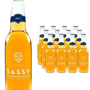 Sassy Cidre Brut Cider Multipack, 12 x 330 ml