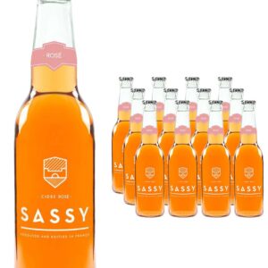 Sassy Cidre Rosé Cider Multipack, 12 x 330 ml