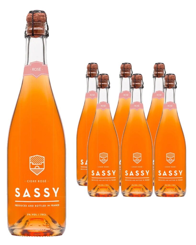 Wholesale Sassy Cidre Rosé Cider Multipack 6 x 750 ml