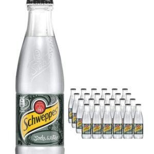 Schweppes Soda Water Multipack, 24 x 200 ml