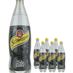 Schweppes Soda Water Multipack, 6 x 1 L