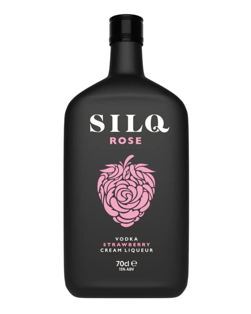 Wholesale Silq Rose Strawberry Vodka Cream Liqueur 70 cl