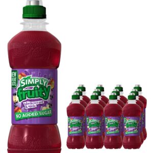 Simply Fruity Blackcurrant & Apple Juice Multipack, 12 x 330 ml