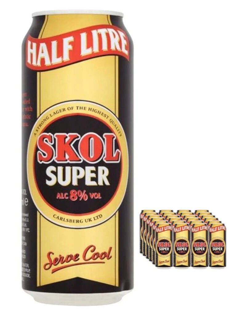 Wholesale Skol Super Lager Beer 24 x 500 ml