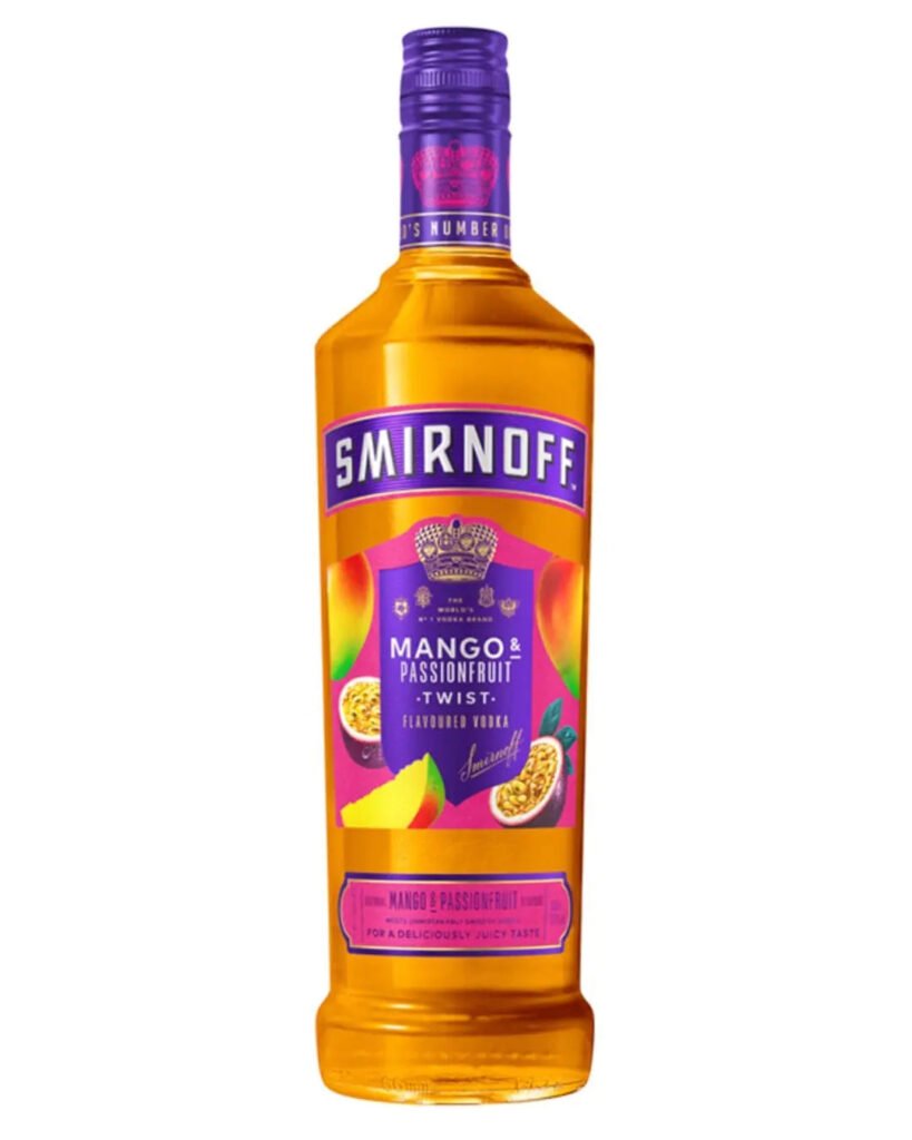 Wholesale Smirnoff Mango & Passionfruit Twist Vodka 70 cl