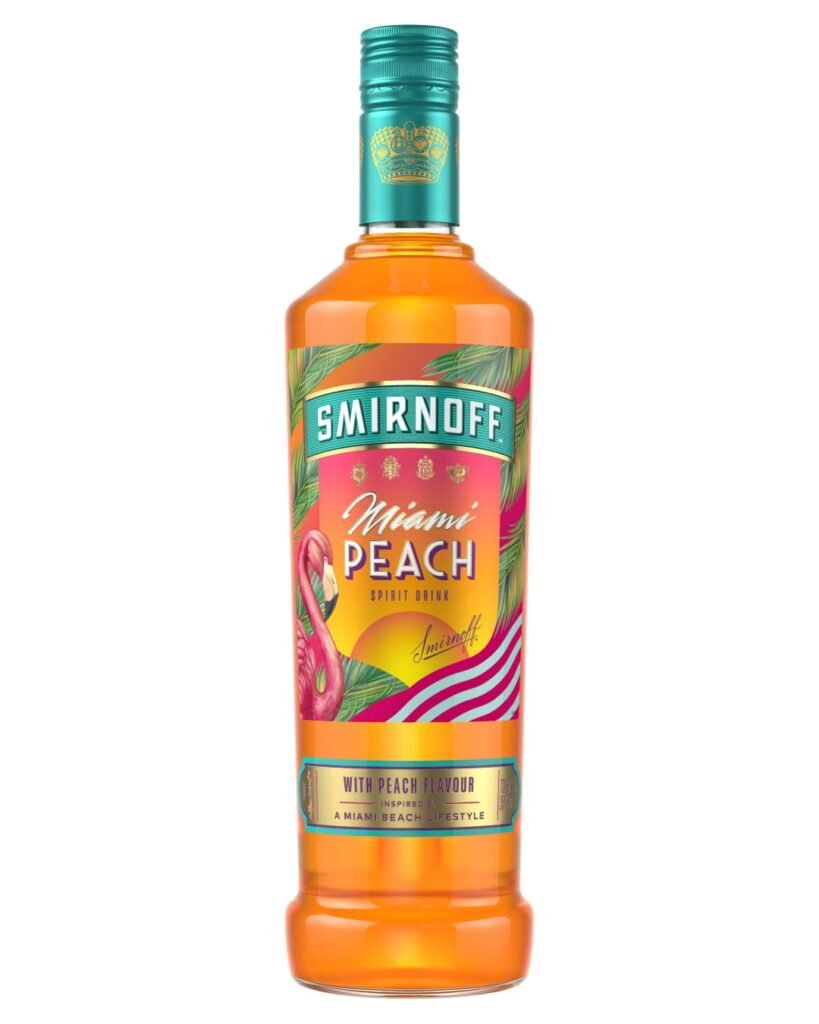 Wholesale Smirnoff Miami Peach Vodka 70 cl