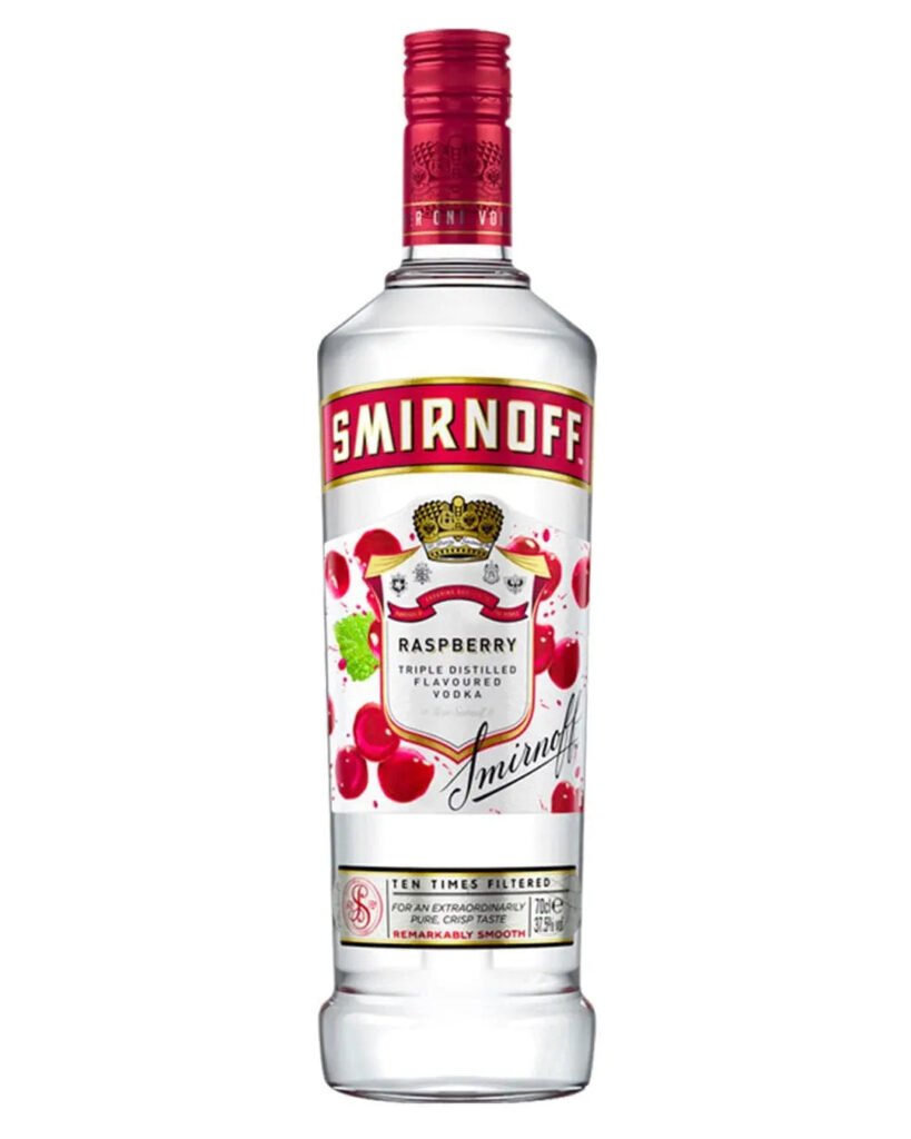 Wholesale Smirnoff Raspberry Vodka 70 cl
