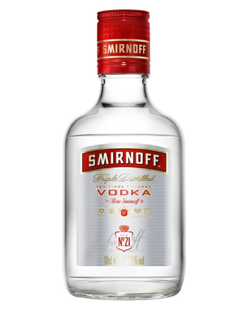 Wholesale Smirnoff Red Label Vodka 10 cl