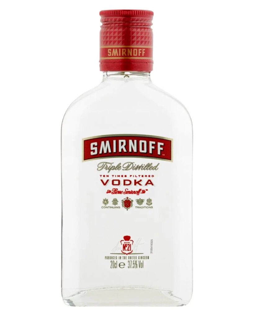 Wholesale Smirnoff Red Label Vodka 20 cl