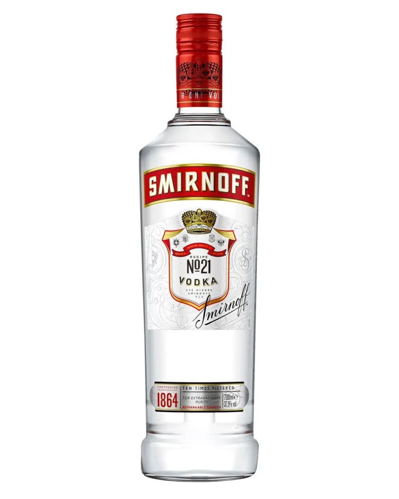 Wholesale Smirnoff Red Label Vodka 70 cl