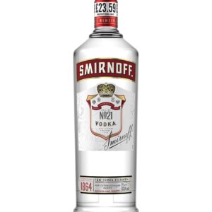 Smirnoff Red Label Vodka Price Marked, 1 L
