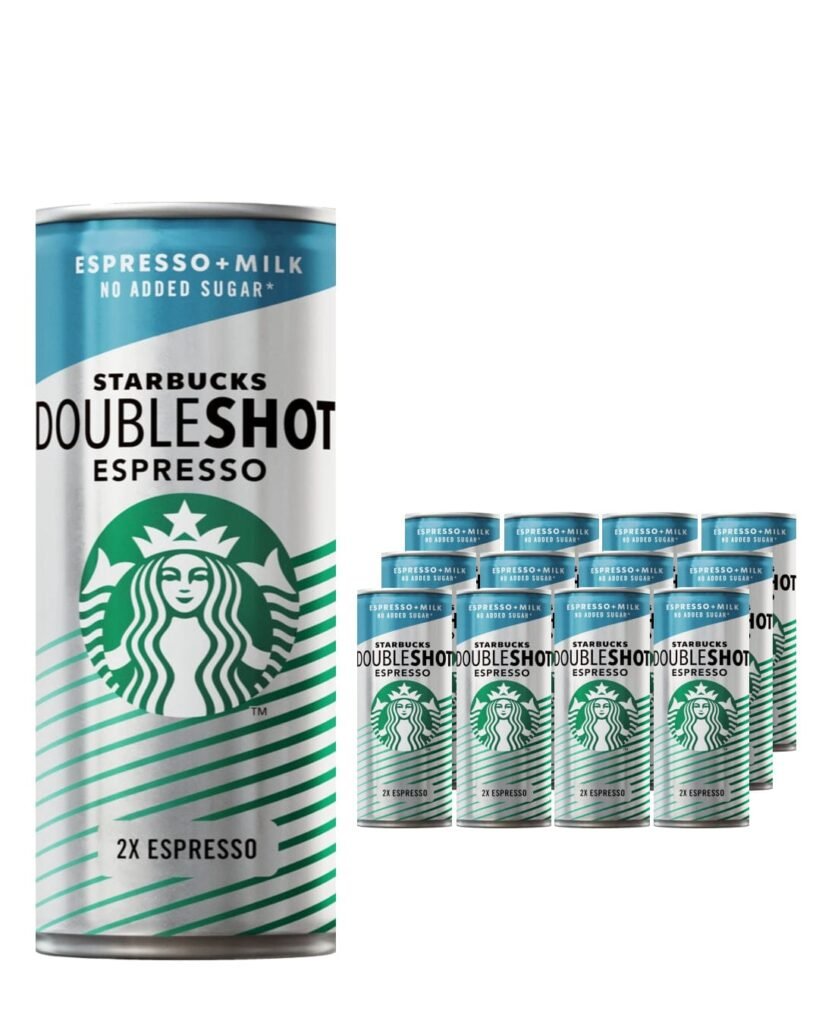 Wholesale Starbucks Doubleshot Espresso No Added Sugar Iced Coffee Can Multipack 12 x 200 ml