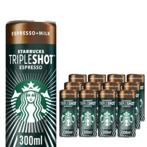 Starbucks Tripleshot Espresso Iced Coffee Can Multipack, 12 x 300 ml