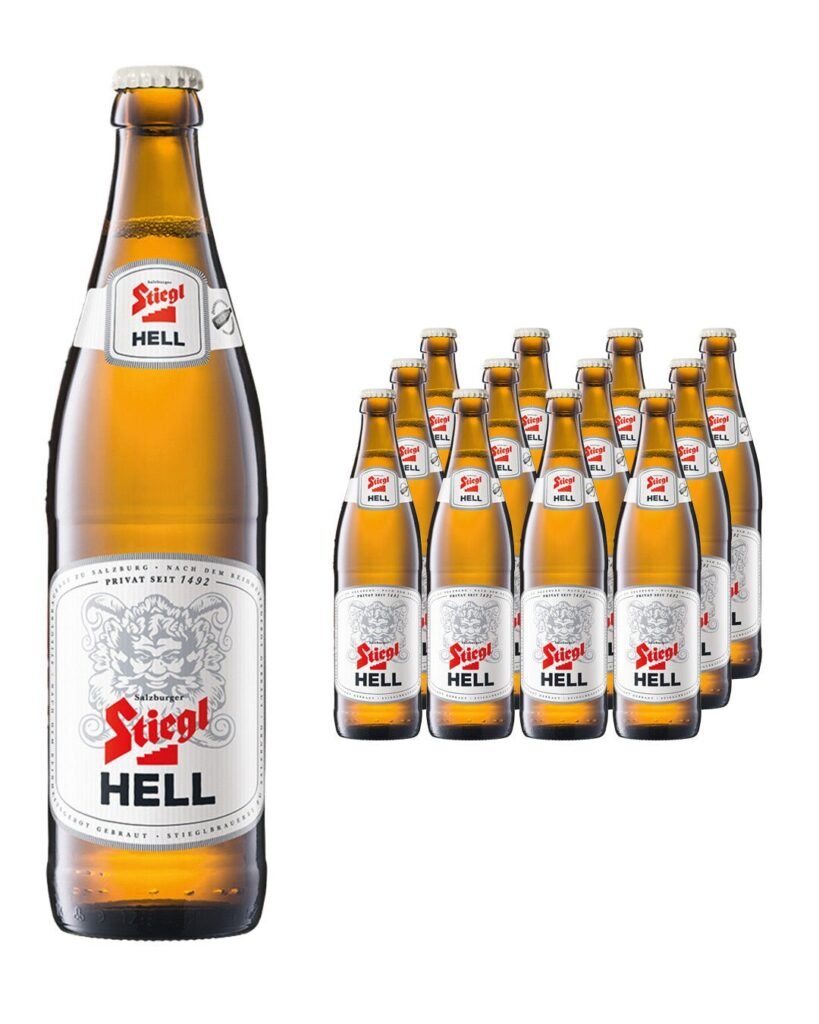 Wholesale Stiegl Hell Lager Pils Bottle Multipack 12 x 500ml