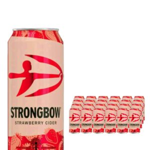 Strongbow Strawberry Cider Cans Multipack, 24 x 440 ml