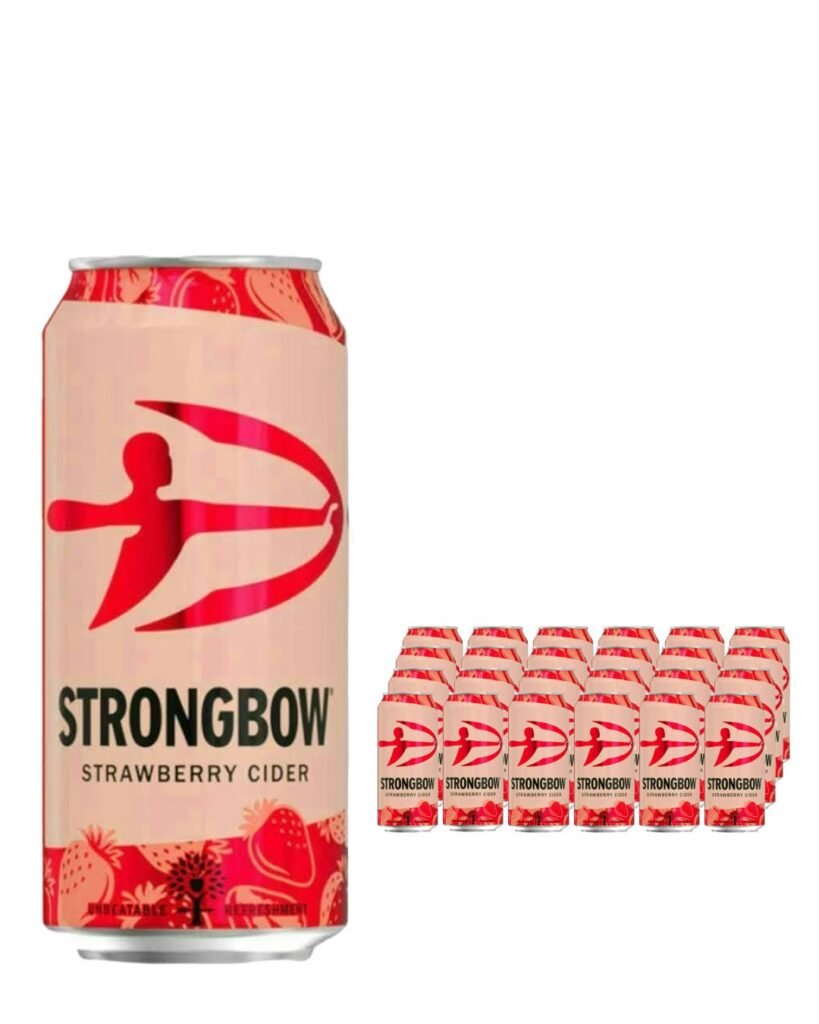 Wholesale Strongbow Strawberry Cider Cans Multipack 24 x 440 ml