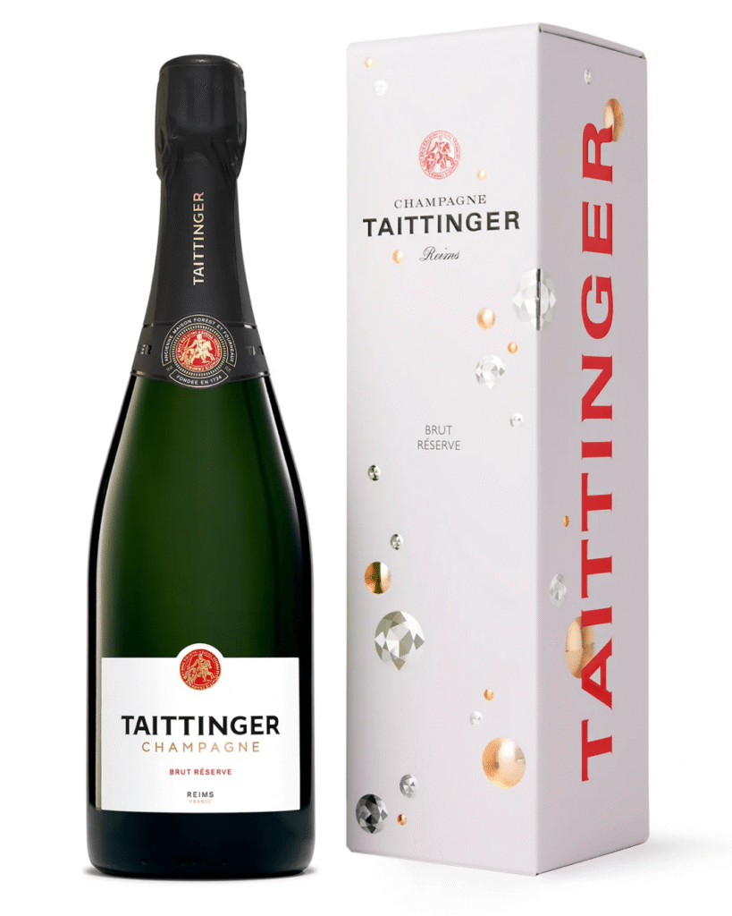 Wholesale Taittinger Brut Reserve NV Champagne in Gift Box 75 cl
