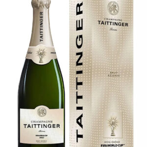 Taittinger Brut Reserve NV Champagne Official World Cup Edition Gift Box, 75 cl