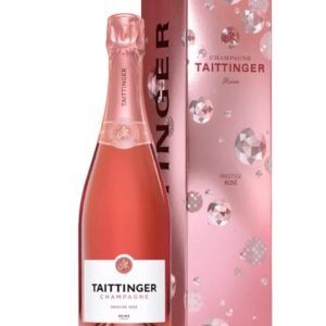 Taittinger Prestige Rose Chamnpagne Gift Box, 75 cl