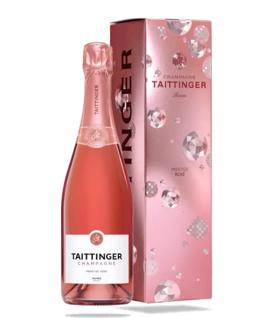 Wholesale Taittinger Prestige Rose Chamnpagne Gift Box 75 cl