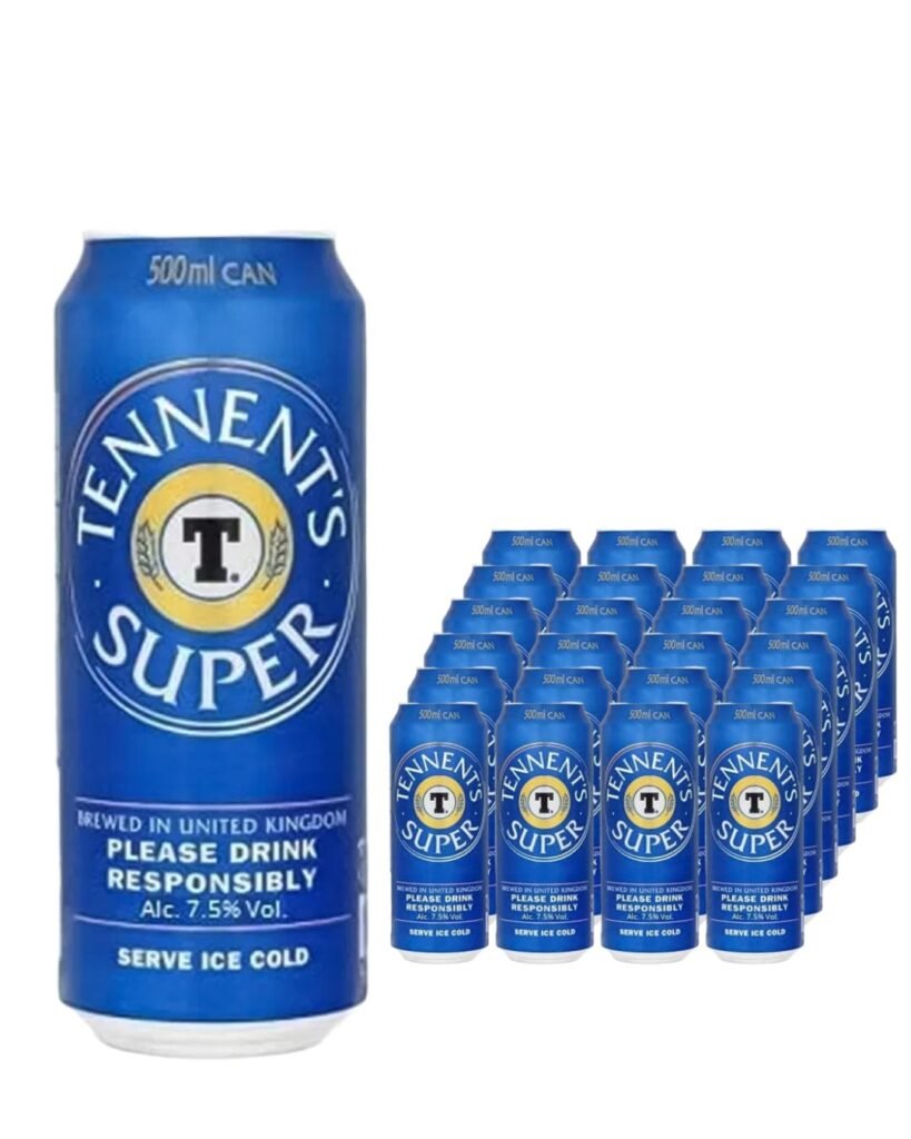 Wholesale Tennent's Super Strong Lager Beer Can Multipack 24 x 500 ml