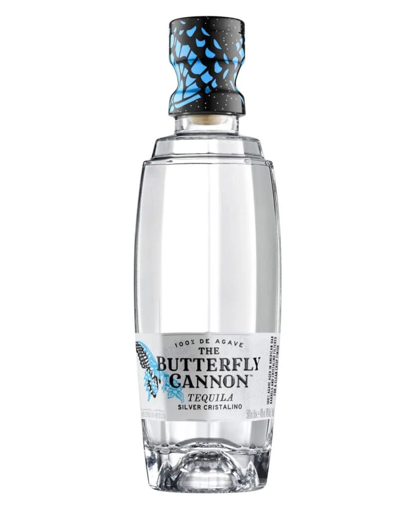 Wholesale The Butterfly Cannon Cristalino Blanco Tequila 50 cl