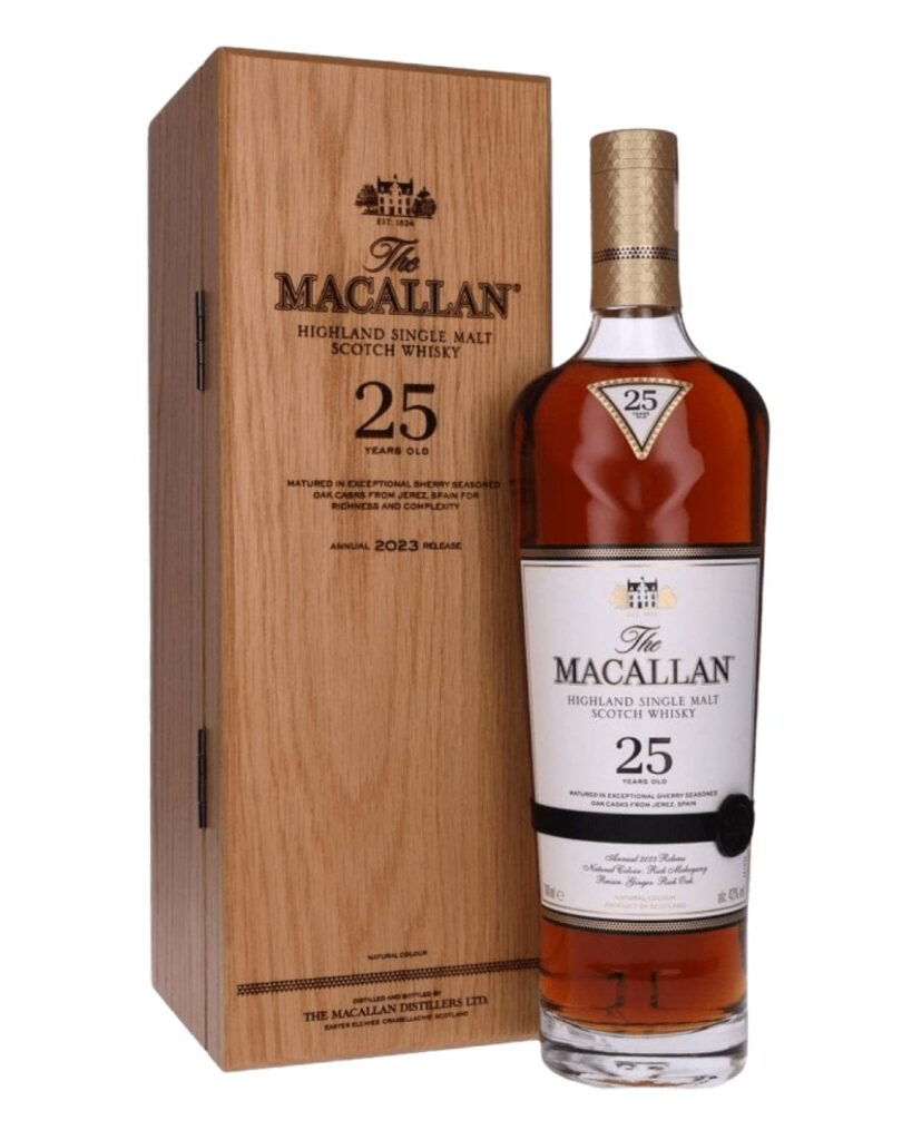 Wholesale The Macallan 25 Year Old Sherry Oak 2023 Release Malt Whisky 70 cl
