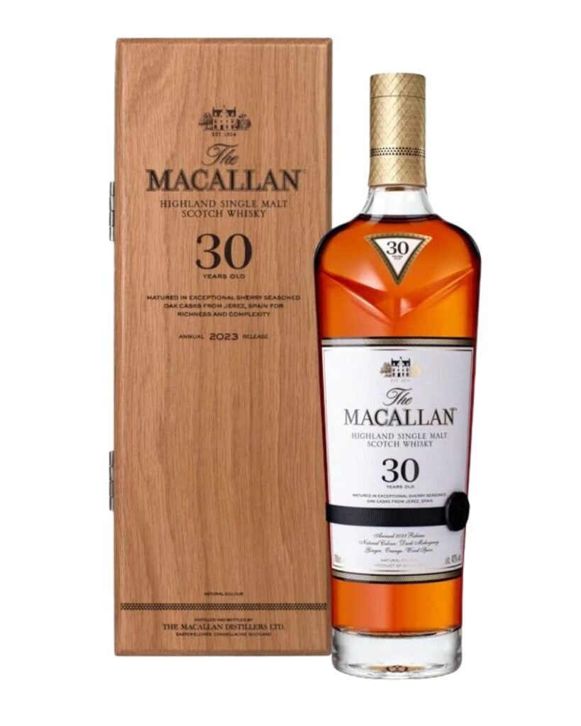 Wholesale The Macallan 30 Year Old Sherry Oak Single Malt Scotch Whisky (2023 Release) 70 cl