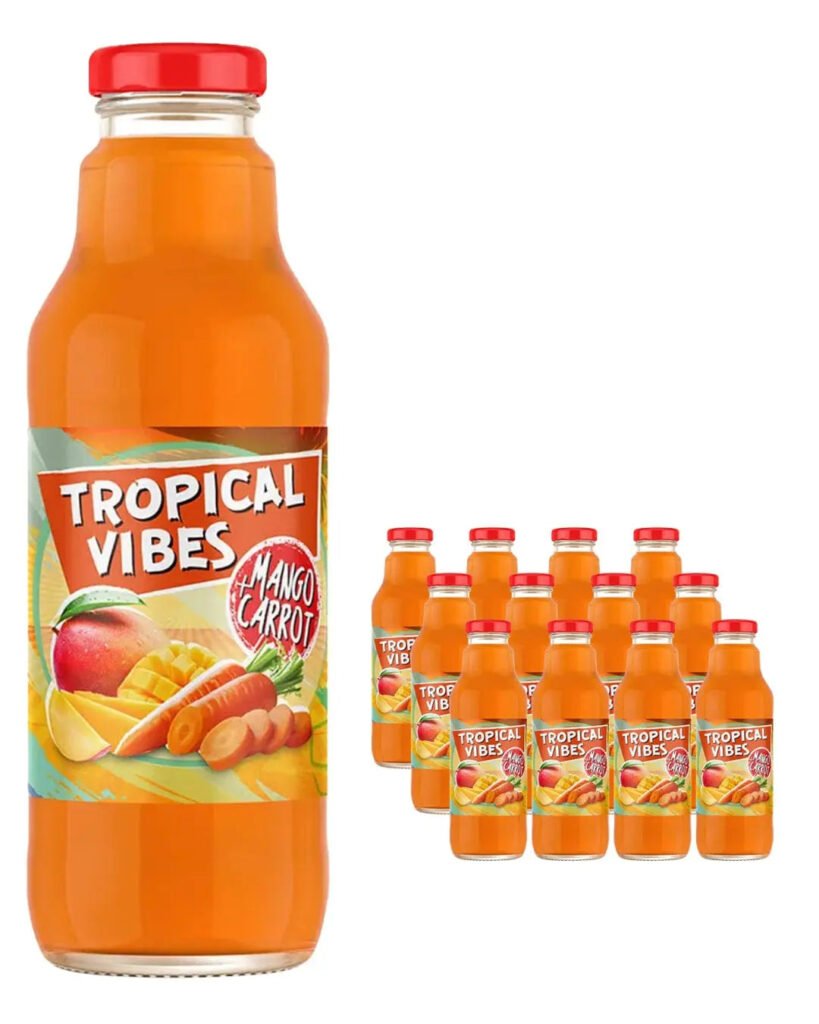 Wholesale Tropical Vibes Mango Carrot Multipack 12 x 532 ml
