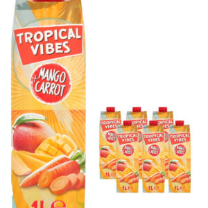 Tropical Vibes Mango Carrot Multipack, 6 x 1 L