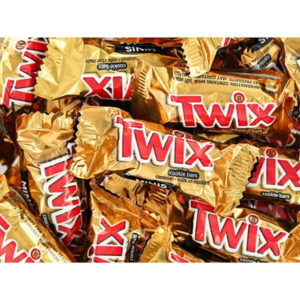 Twix Minis Candy: 22LB Case