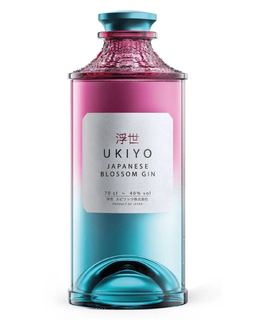 Wholesale Ukiyo Blossom Japanese Gin 70 cl