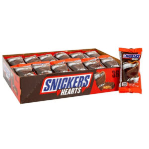 Snickers Valentine Heart Candy Bars: 36-Piece Box