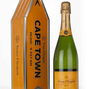 Veuve Clicquot Yellow Label Arrow Sign Gift Box, 75 cl