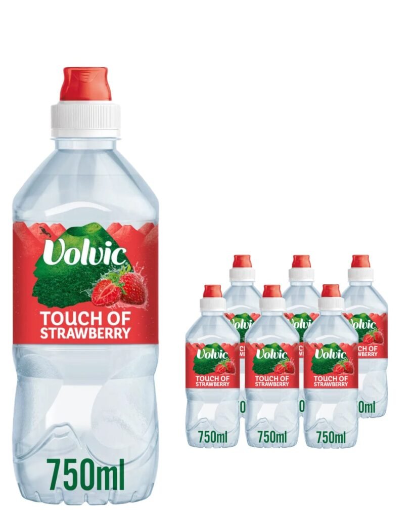 Wholesale Volvic Touch of Fruit Strawberry Flavoured Water Multipack 6 x 750 ml