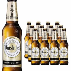 Warsteiner German Pilsner Beer Bottle Multipack, 12 x 330 ml