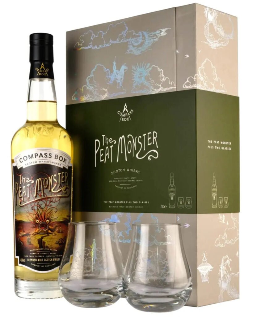 Wholesale Compass Box The Peat Monster Blended Whisky Gift Set 70 cl